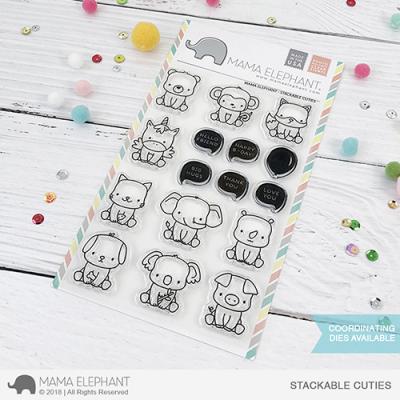 Mama Elephant Stempel Stackable Cuties